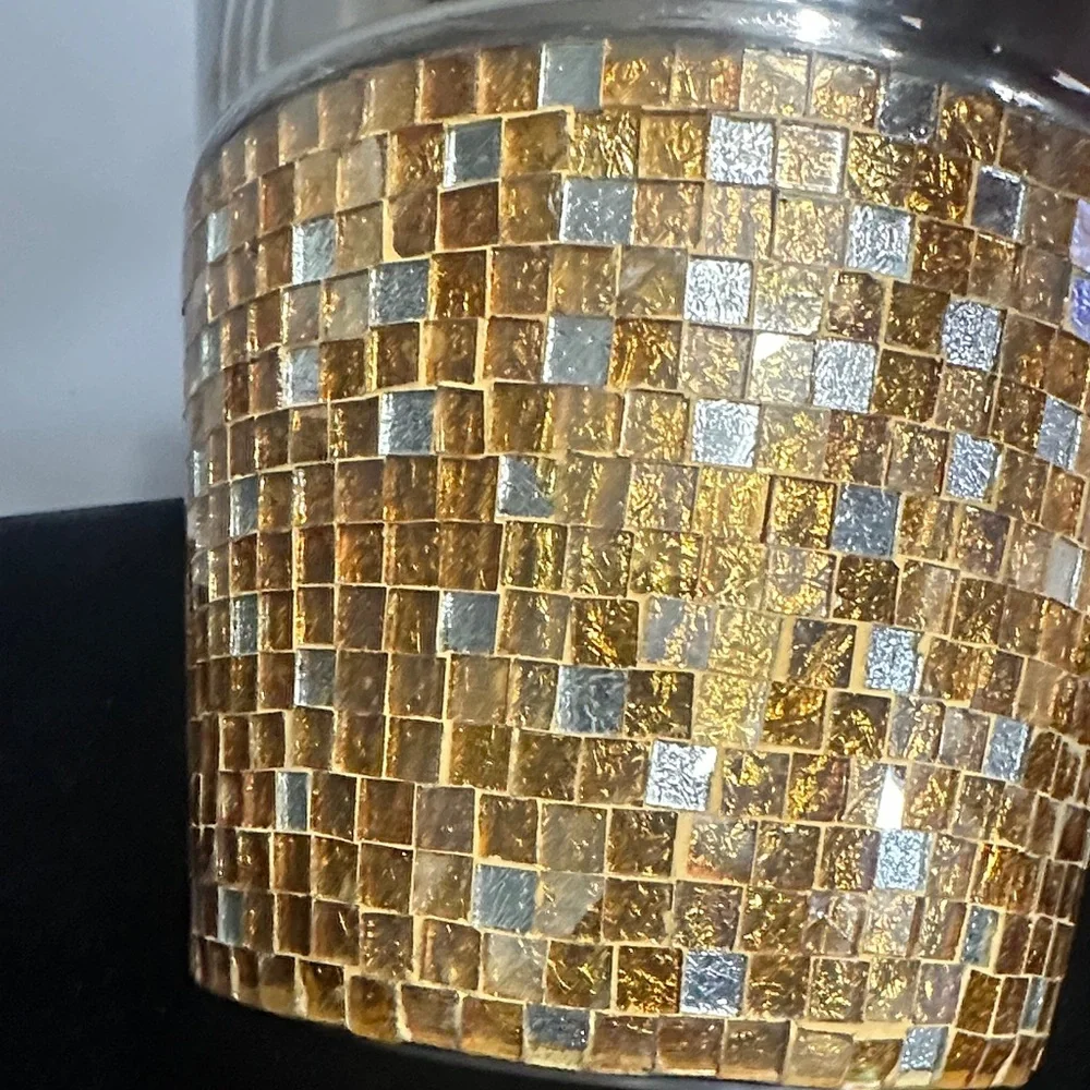 PIER 1 IMPORTS Gold Mosaic Stainless Steel